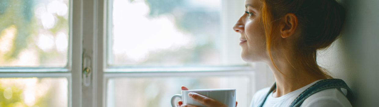 Woman Drinking Coffee